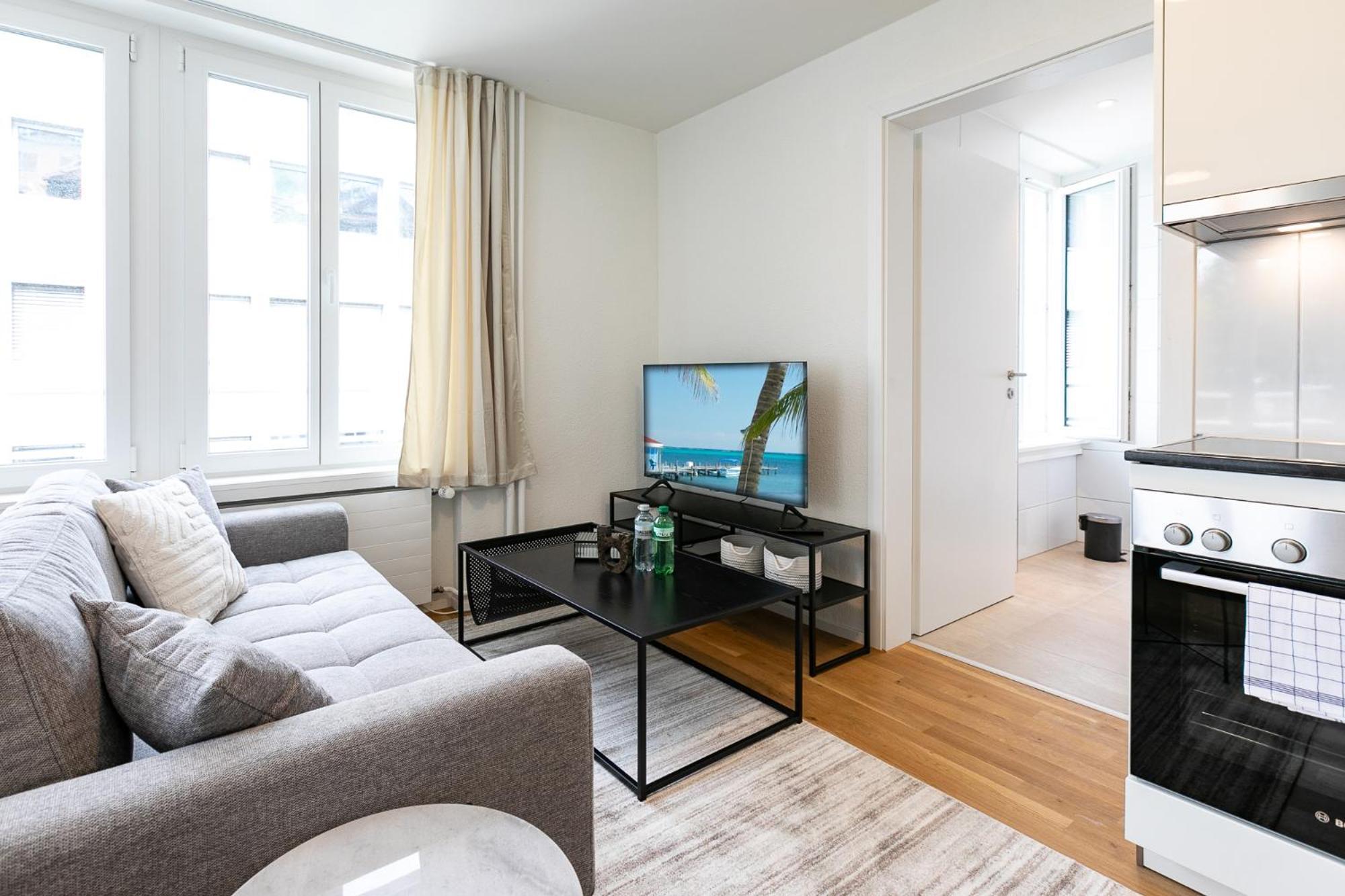 Inn Joy Apartments - Roter Platz St. Gallen Dış mekan fotoğraf